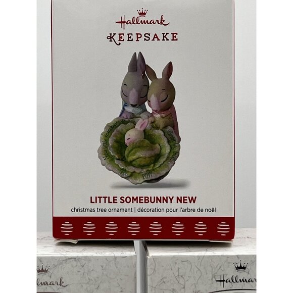 Hallmark Keepsake Ornament Easter Bunny 2002 & 2017 Rabbit Easter Egg lot of 3 - Picture 7 of 16